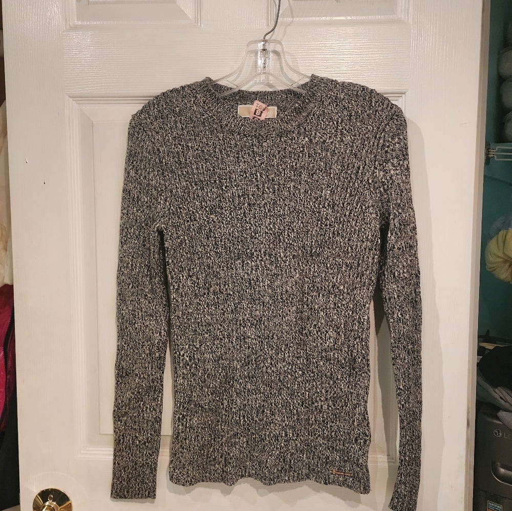 Michael Kors Viscose knitted black sweater